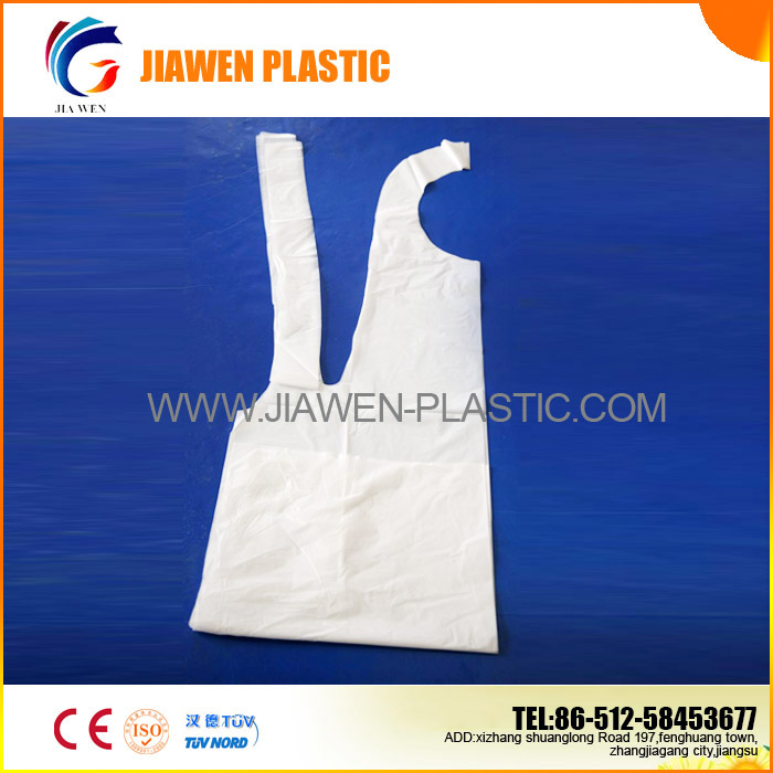 High quality White PE Apron
